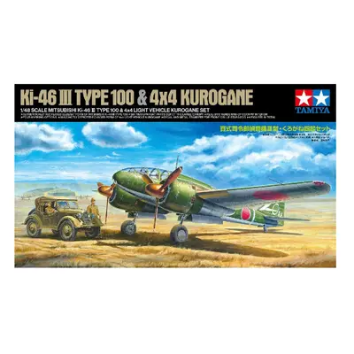 Tamiya Mitsubishi Ki-46 III Type & 4X4 Light Vehicle Kurogane