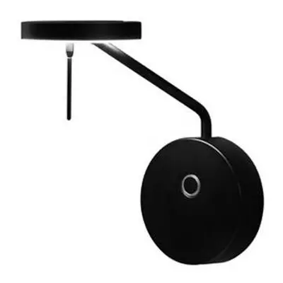 Grok Invisible - LED Wall Reading Light Matt Blac Touch dimmer 765lm 3000K