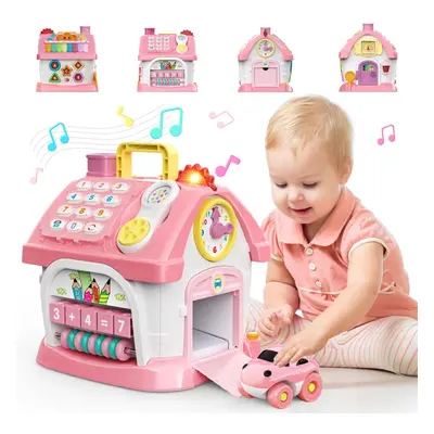 (Pink) Toys for Year Old Girls: Montessori Educational Toys for Year Old, in Multi-Functional Ac