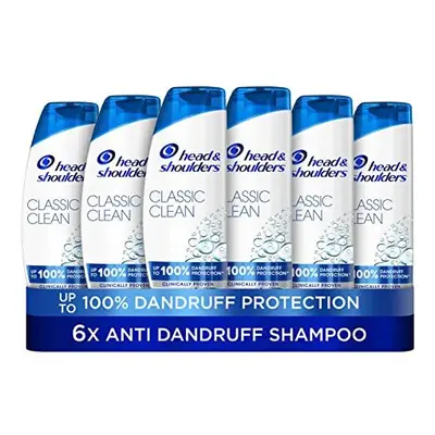 Head & Shoulders Classic Clean Dandruff Shampoo, Pack of ( x ml), Clinically Proven Deep Clean, 