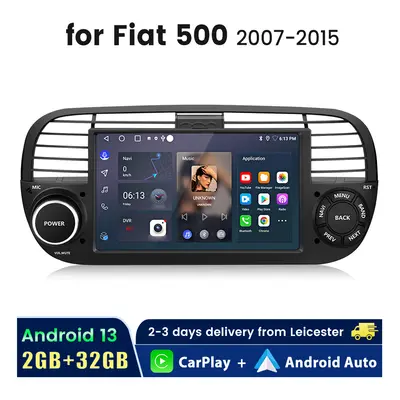 For Fiat 2007-2015 Car Radio GPS Sat Nav Android Carplay 2+32GB