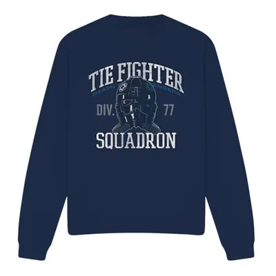 (S, Navy) Star Wars Unisex Adult Tie Fighter Squadron Sweatshirt