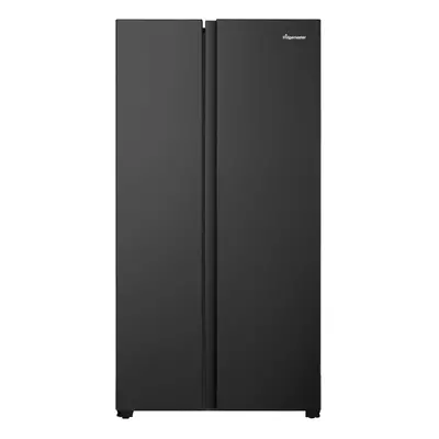 Fridgemaster MS91518EBS - Black Fridge Freezer - F energy