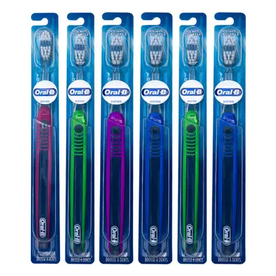 Oral-B Indicator Toothbrushes Compact Soft (Colors Vary) - Pack of