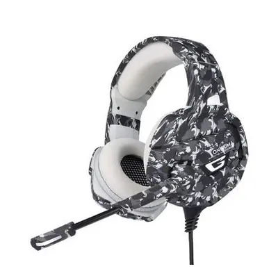 K5 Camouflage Version 7.1 Virtual Stereo Gaming Headphone Hi-Fi Subwoofer Headset with Microphon