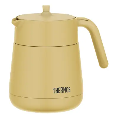 Thermos Vacuum Insulated Teapot with Strainer 23.7 fl oz (700 ml) Beige TTE-700 BE