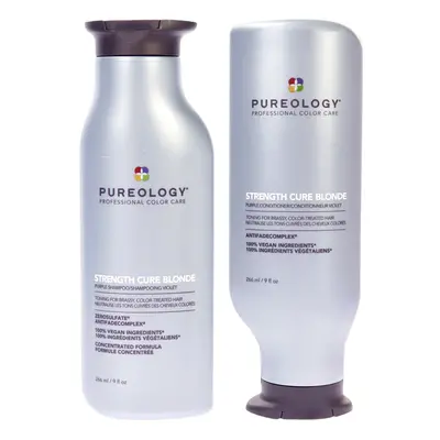 Strength Cure Best Blonde Shampoo and Conditioner Kit by Pureology for Unisex - Pc Kit 9oz Shamp