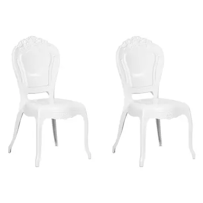 Set of Dining Chairs VERMONT White