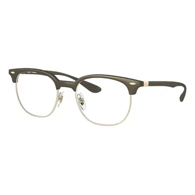 Ray-Ban RX7186 Square Prescription Eyeglass Frames Sand Brown/Demo Le