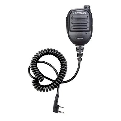 RETEVIS New HK008 2-Pin Plug Handheld Microphone Speaker with Adjustable Volume Knob