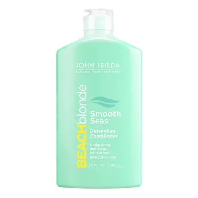 John Frieda Beach Blonde Smooth Seas Detangling Conditioner with Energizing Mint, Ounces, featur