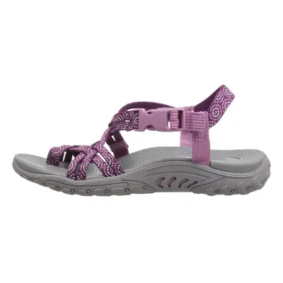 Skechers Women's Reggae-Happy Rainbow Sandal purple M US