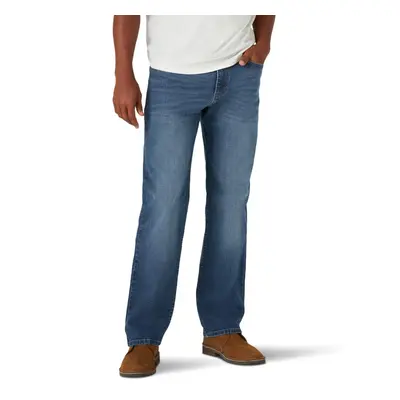 Wrangler Mens Free-to-Stretch Relaxed Fit Jean, Milwaukee, 42W x 30L