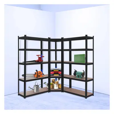 AREBOS Set of Heavy Duty Corner Shelving Storage Shelving Boltless Shelving Cellar Shelving