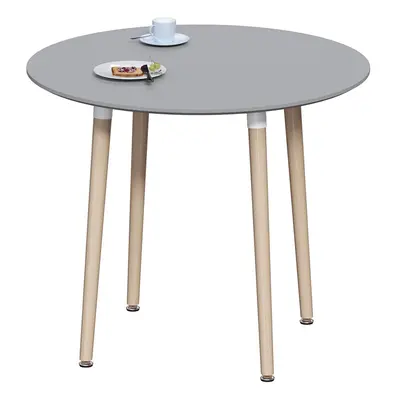 (Grey, Seater) Batley Home Kitchen Round Wood Dining Table