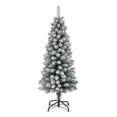 120 CM Artificial Christmas Tree Snow Flocked Xmas Tree