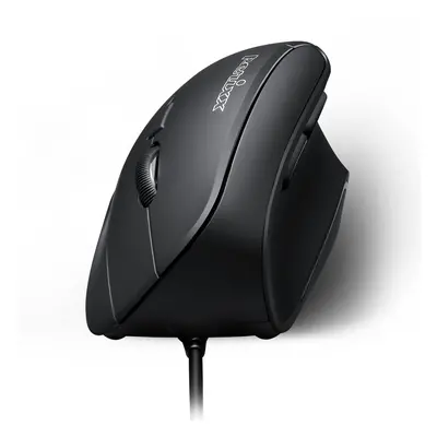 PERIMICE-515II Wired Ergonomic Vertical Mouse - 1000/1600 DPI - Right Handed Natural Ergonomic V