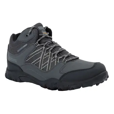 (7 UK, Ash/Dried Sage) Regatta Mens Edgepoint Mid Waterproof Hiking Shoes