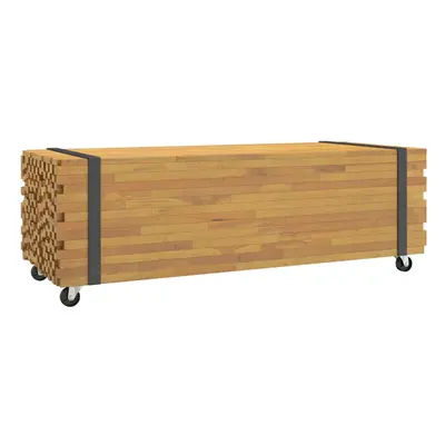 vidaXL Coffee Table 110x45x35 cm Solid Wood Teak end table sofa table