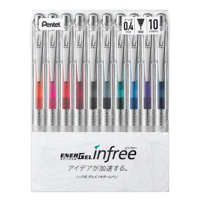 Pentel BLN74TL-10 EnerGel Ink Ballpoint Pen 0.02 inches (0.4 mm)