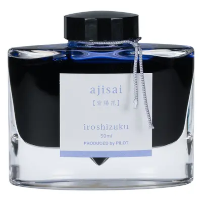 PILOT Iroshizuku Bottled Fountain Pen Ink Ajisai Hydrangea (Blue Pur