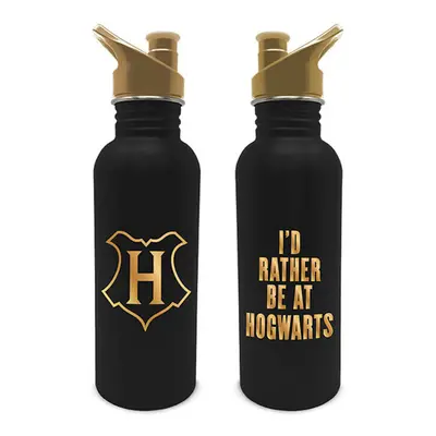 Official Harry Potter: Black Gold Canteen Bottle