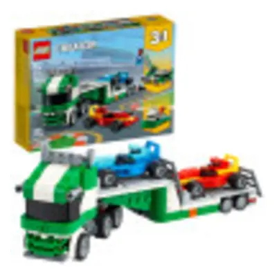 LEGO Creator 3in1 Race Car Transporter Building Kit Makes a Great Gift for Kids Who Love Fun Toy