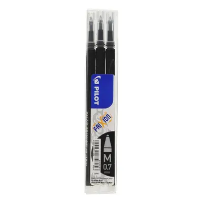 Pilot Refills for Frixion Rollerball mm Tip - Black, Pack of