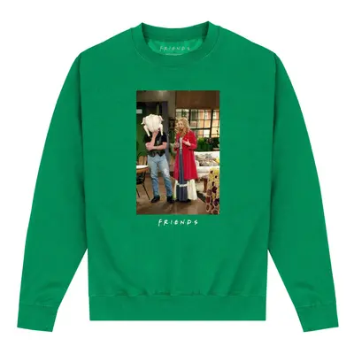 (L, Green) Friends Unisex Adult Turkey Head Joey Sweatshirt