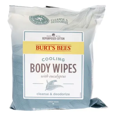 Cooling Body Wipes - Eucalyptus by Burts Bees for Unisex - Count Wipes