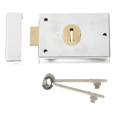 Locks P402 Rimlock Chrome Finish x mm