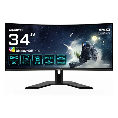 Gigabyte G34WQCP - LED monitor - curved - 34" - HDR