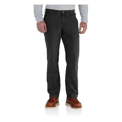 Carhartt mens Rugged Flex Relaxed Fit Canvas Work Utility Pants Black 44W x 32L US