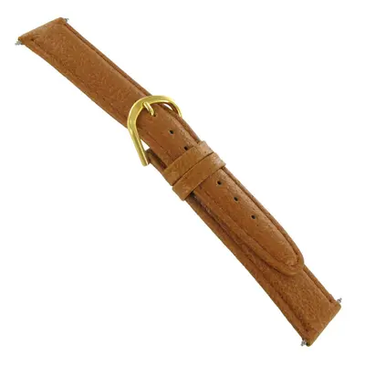 18mm Timex Honey Brown Genuine Pigskin Watch Band Regular