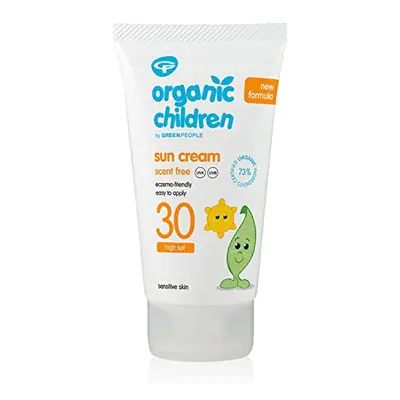 Organic Children Scent Free Sun Cream SPF30 150ml | Natural, Organic Sunscreen for Kids | Eczema