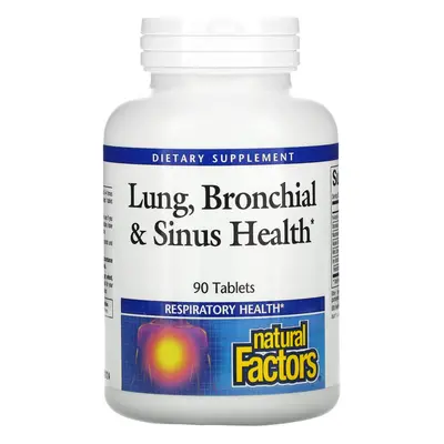 Natural Factors, Lung, Bronchial & Sinus Health, Tablets