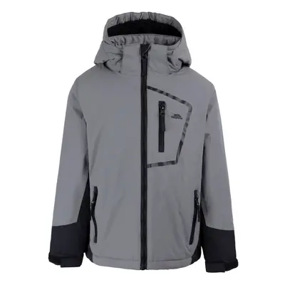 (3-4 Years, Storm Grey) Trespass Boys Waterproof Hooded Jacket Elder