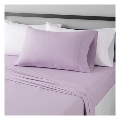 Amazon Basics Lightweight Super Soft Easy Care Microfiber 3-Piece Bed Sheet Set with 14-Inch Dee