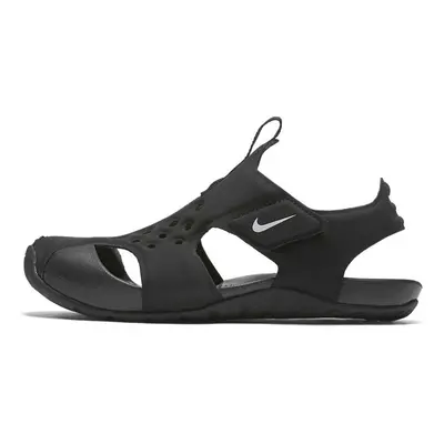 Nike Kids Sunray Protect (PS) Sandals Black White Size