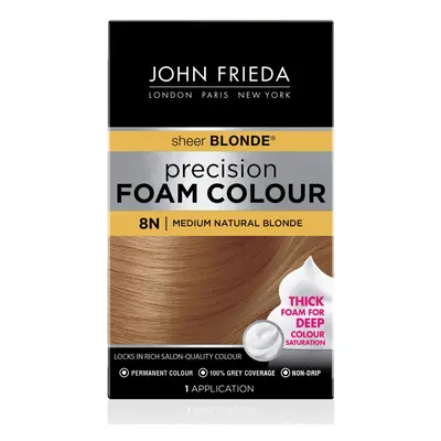 John Frieda Precision Foam Colour, Medium Natural Blonde 8N