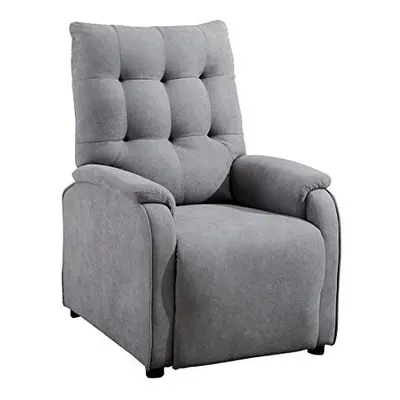 (Grey) Charlbury Fabric Recliner Armchair Sofa Fireside Chair Reclining Cinema