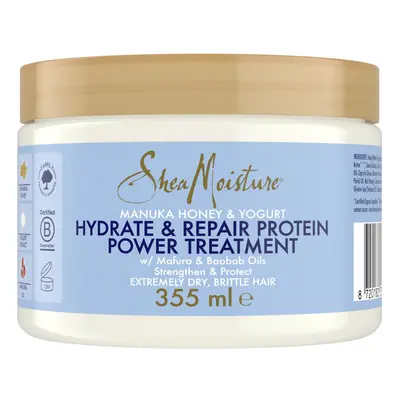 SheaMoisture Manuka Honey & Yoghurt Hydrate & Repair Protein Power Hair Mask Treatment sulphate 