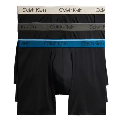 Calvin Klein Men's Micro Stretch 3-Pack Boxer Brief_Discontinued Blac