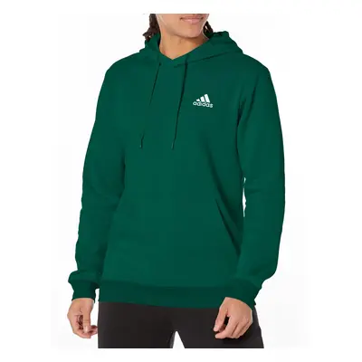 adidas Men's Essentials Fleece Hoodie Collegiate Green Medium