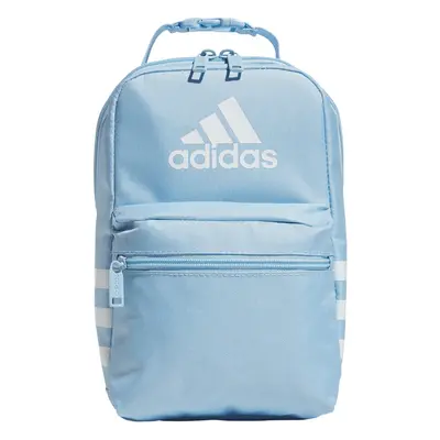 adidas Santiago Insulated Lunch Bag 65L with clip lock handle Clear Sky BlueWhite One Size