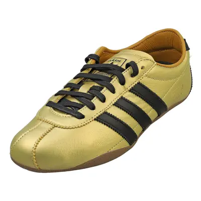 (4.5) adidas Tokyo Decon Womens Fashion Trainers in Gold Black