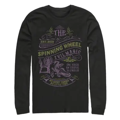 Disney Big & Tall Villains Spinning Wheel Men's Tops Long Sleeve Tee