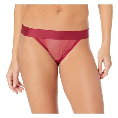 DKNY Women's Sheers Bikini Rumba Red Small