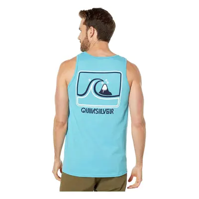 Quiksilver Men's Keep On Tank Tee Shirt Delphinium Blue Medium