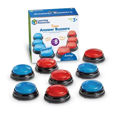 Learning Resources Team Answer Buzzers Classroom Buzzers Set of Bu